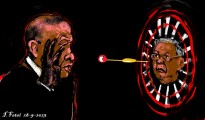 65.Menendez-βουντού Erdogan με βελάκια