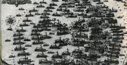 The_Ottoman_and_the_Venetian_fleet_during_the_Battle_of_Lepanto_in_1571_-_Camocio_Giovanni_Francesco_-_1574