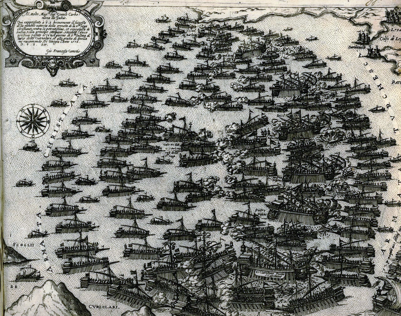 The_Ottoman_and_the_Venetian_fleet_during_the_Battle_of_Lepanto_in_1571_-_Camocio_Giovanni_Francesco_-_1574